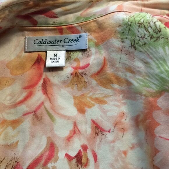 Coldwater Creek 3/4 sleeve Cotton Spandex pockets - Picture 11 of 12